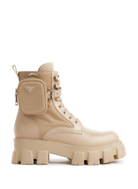 womens prada combat boots|prada monolith boots women's.